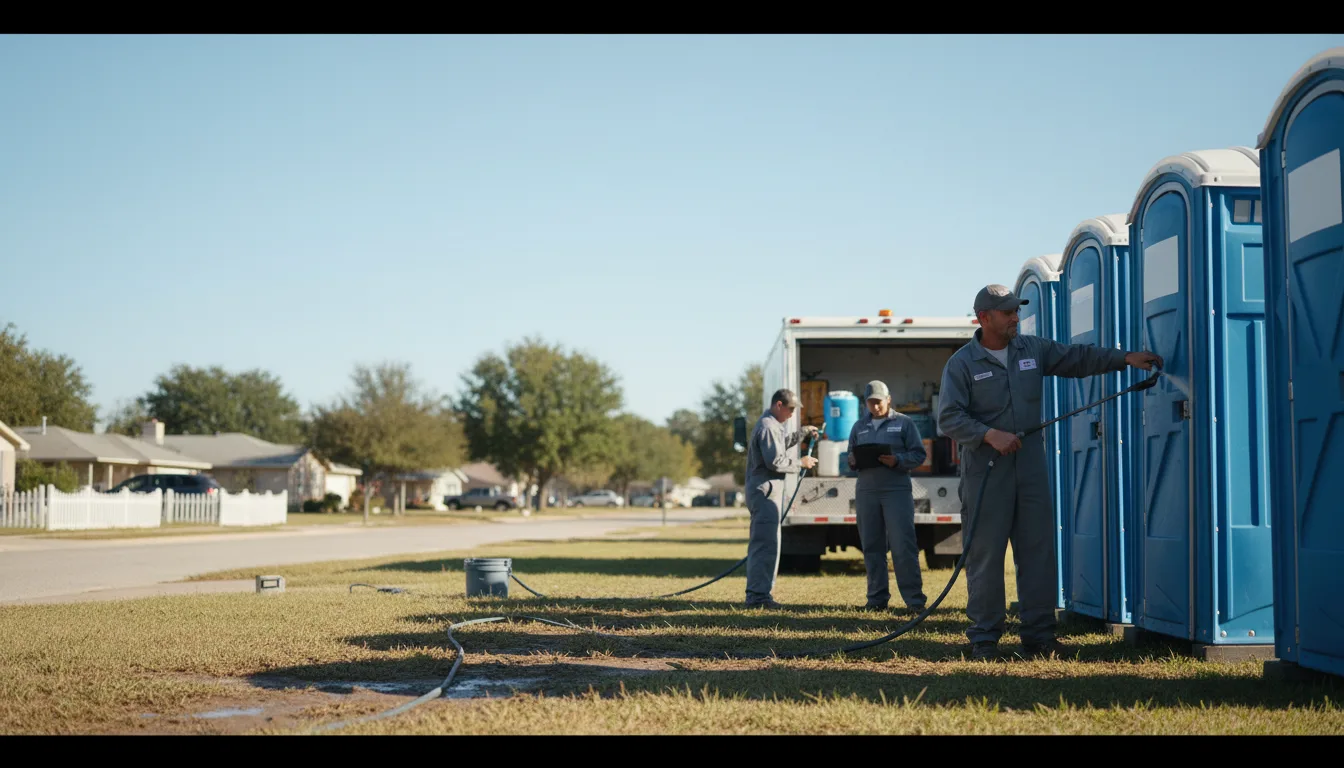 Long-Term Portable Toilet Rental in Holcomb, IL near me